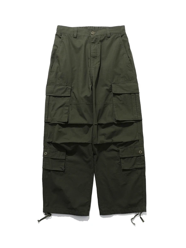 

Loose American Street Sle y Workwear Pants Men's Casual Wide Leg Leisure Trousers Summer Long Trousers for Youth