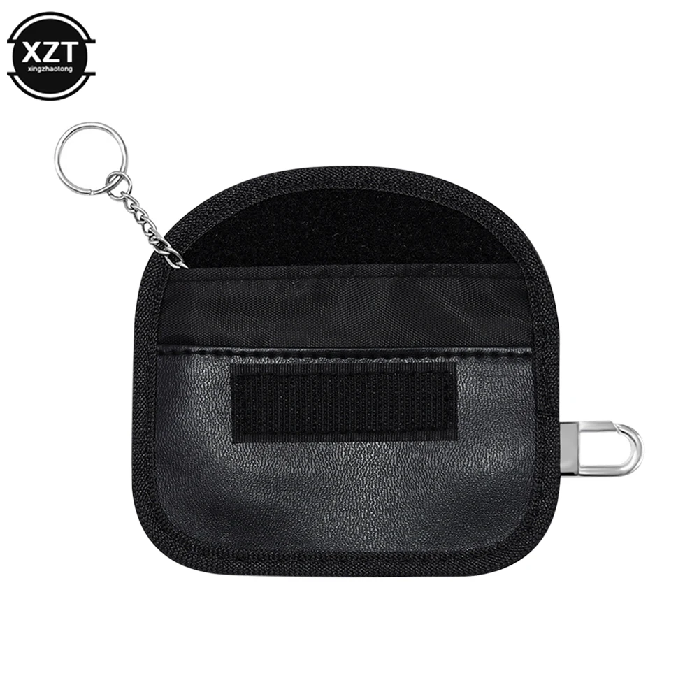 RFID Signal Blocking Bag Car Fob Signal lock Blocker Mini PU Case Wallet For Keyless Car Keys Radiation Protection Cell Phone