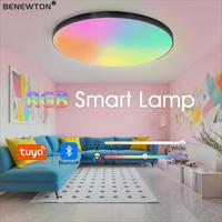 RGB Smart Ceiling Light 30W 36W TUYA APP Dimmable Remote Control Modern Led Interior Home Lamp Bedroom Living Room Home Decor