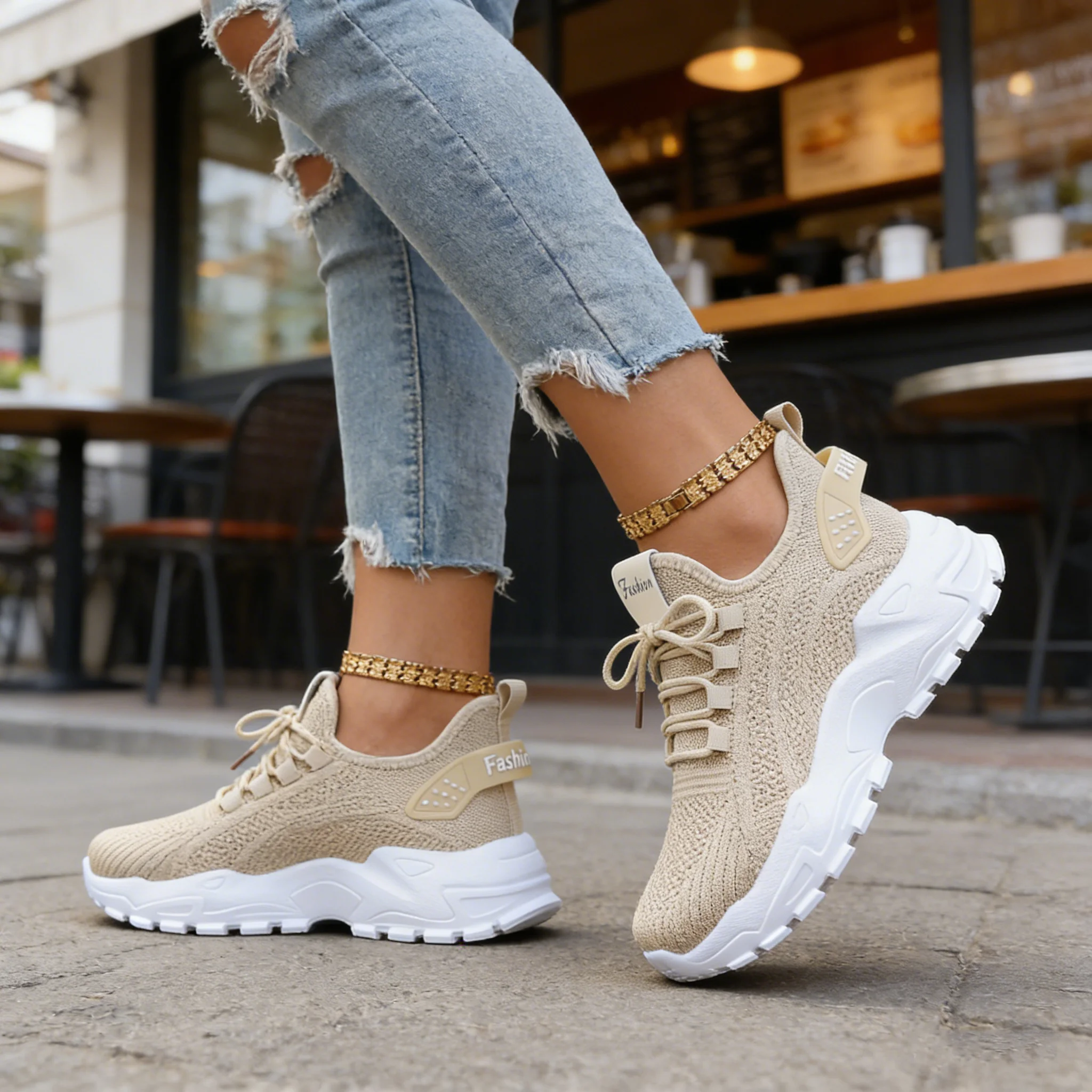 

Women's sports shoes,Women's shoes Breathable single-mesh dad shoes Women's casual and versatile sports shoe