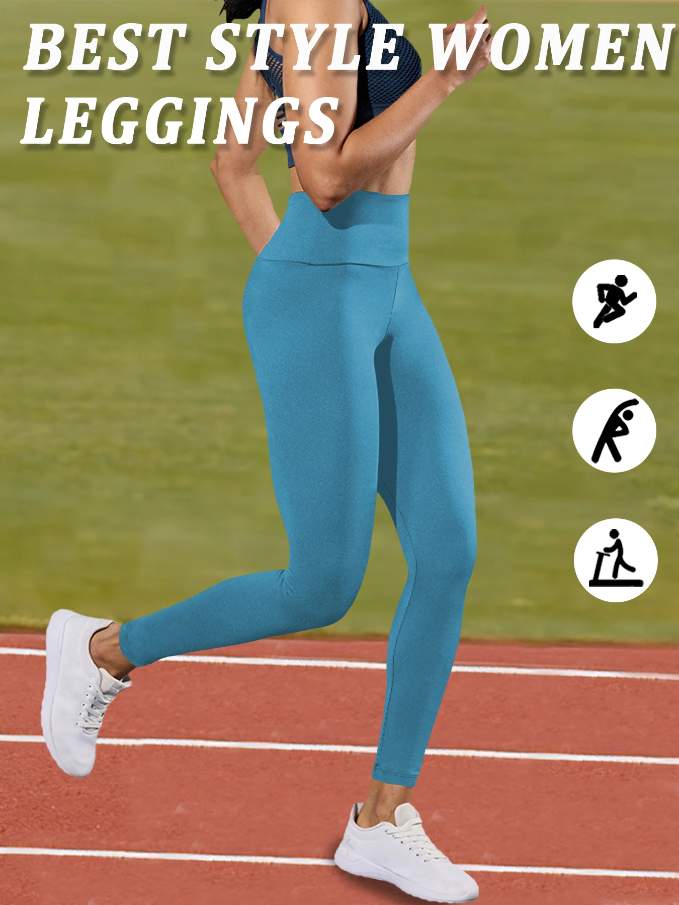 

Удобные леггинсы с высокой талией - женские, супермягкие, с эффектом коррекции живота, подходят для йоги, бега, тренировок и повседневной носки.