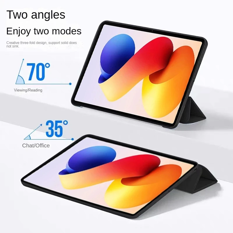 For Poco Pad M1 12.1 inch 2025 Case Auto Wake Stand Tablet Cover For Coque Redmi Pad 2 Pro 12.1