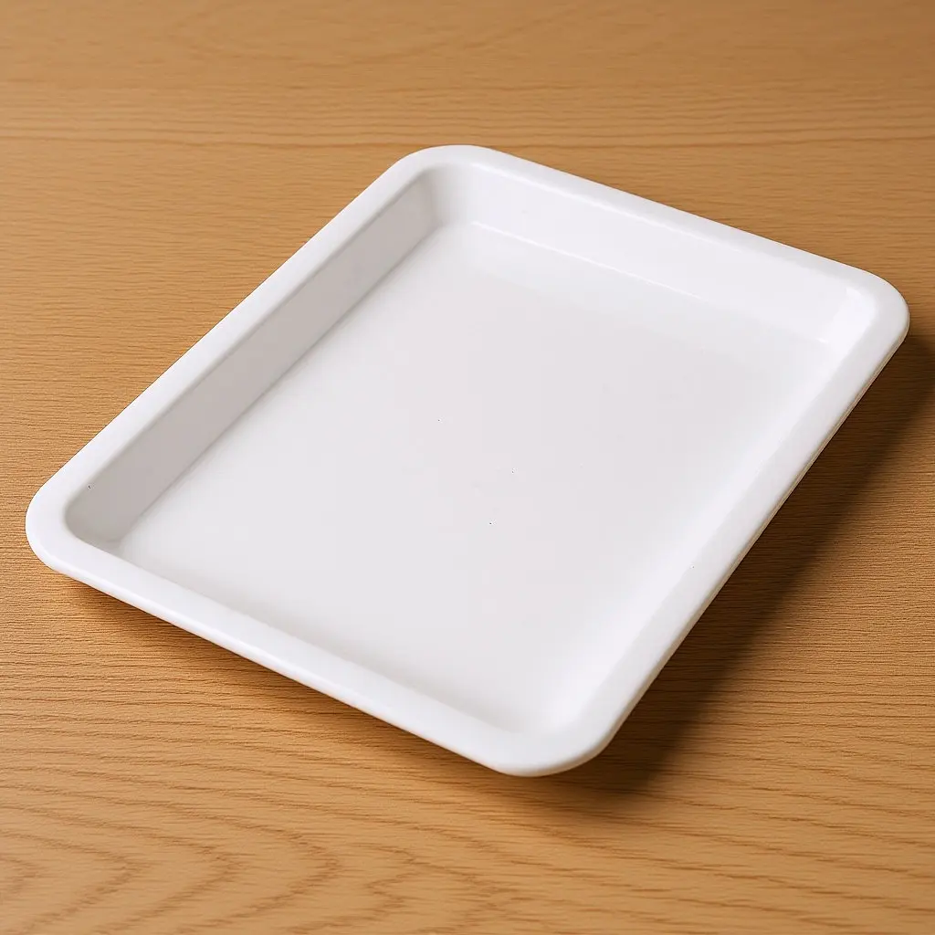 

Laboratory Tray 2.5cm Deep Plastic Experimental Tray Multi-Functional Storage Plate Leak-Proof Chemical Reagent Organizer