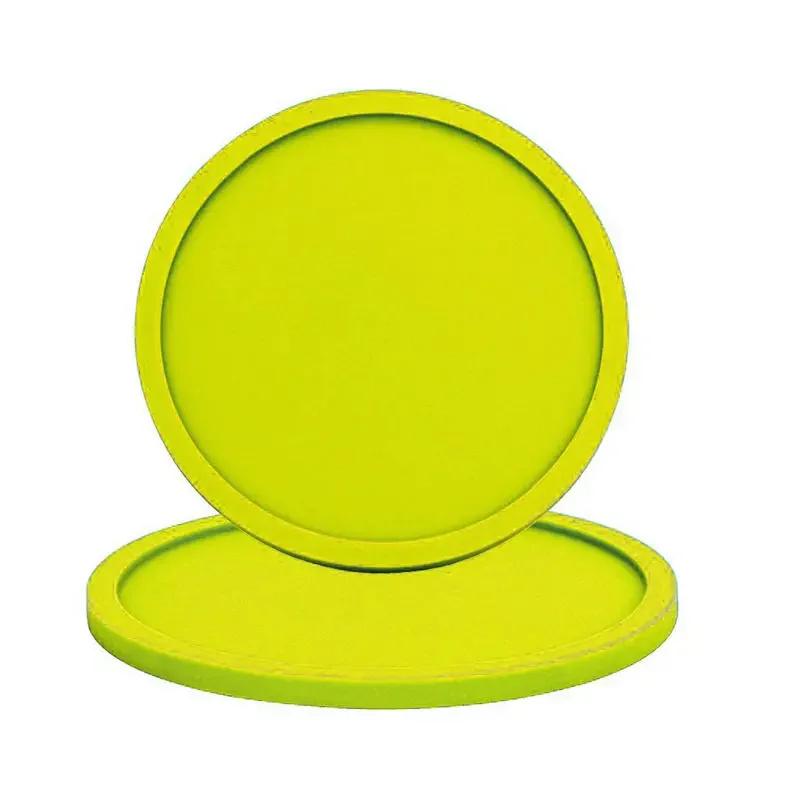 10 Pieces Non-Slip Silicone Coasters Thicker Drink Coaster Tabletop Protection 10cm