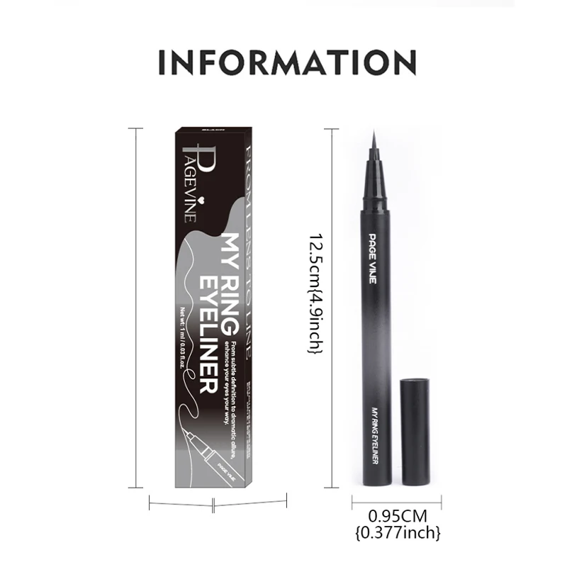 Lápiz Delineador de ojos líquido de secado rápido, resistente al agua, resistente a las manchas, maquillaje de ojos delicado y suave de larga duración, nuevo lápiz Delineador de ojos