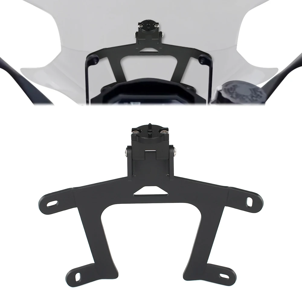 For Kawasaki Ninja Z1000SX 2017-2024 Z1000SX Navigation Windscreen GPS Holder Motorcycle Windshield GPS Navigation Mount Bracket