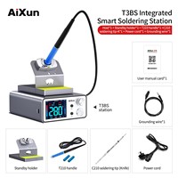 JCID AIXUN T3A T3B Soldering Station T3AS T3BS with T115/T245/T210 Handle Welding Iron Tips for Mobile Phone BGA PCB DIY Repair