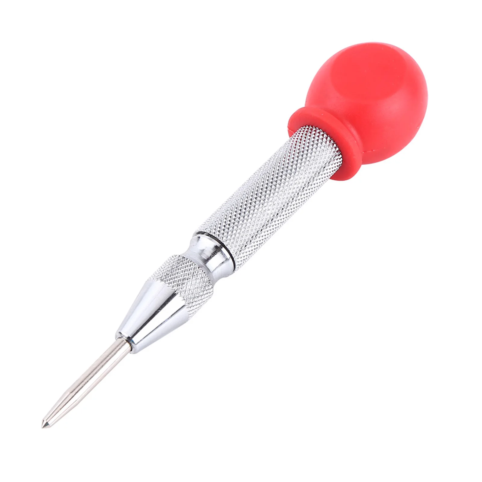 Automatic Center Punch HSS Tip Spring Loaded Metal Marking Tool for Metalworking Drilling Positioning and Hole Marking