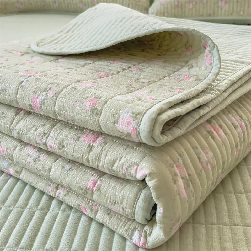 Bedspread On The Bed 침대커버 Quilted Bedsheet Simple Style Bed Cover 1pc(Pillowcase Need Order)