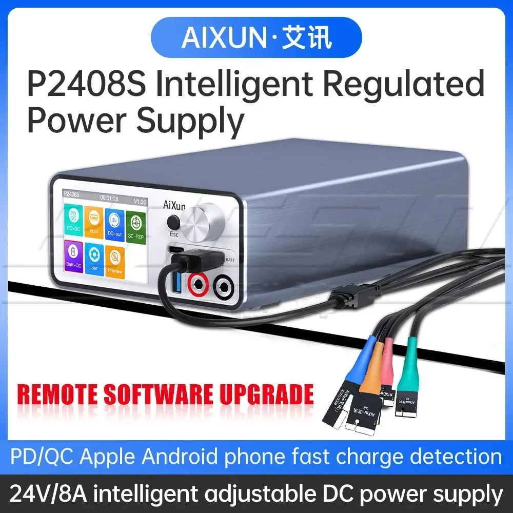 JC AIXUN P2408S 3A Upgraded intelligent regulated power supply Short Circuit Detection Maintenance Battery Quick Charging Board