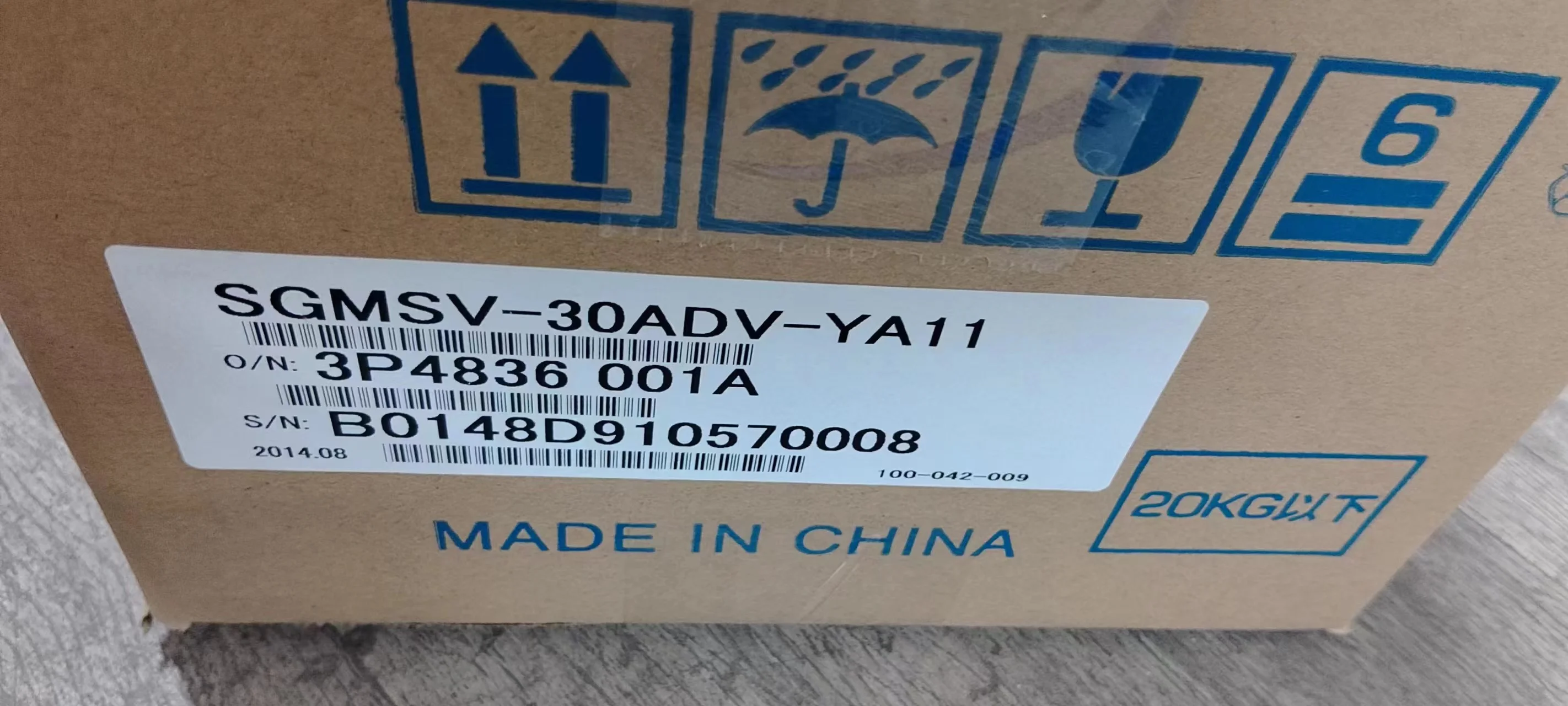 TLF الأصلي CNC محرك سيرفو يعمل بالتيار المتردد SGMSV-30ADV-YA11 #3