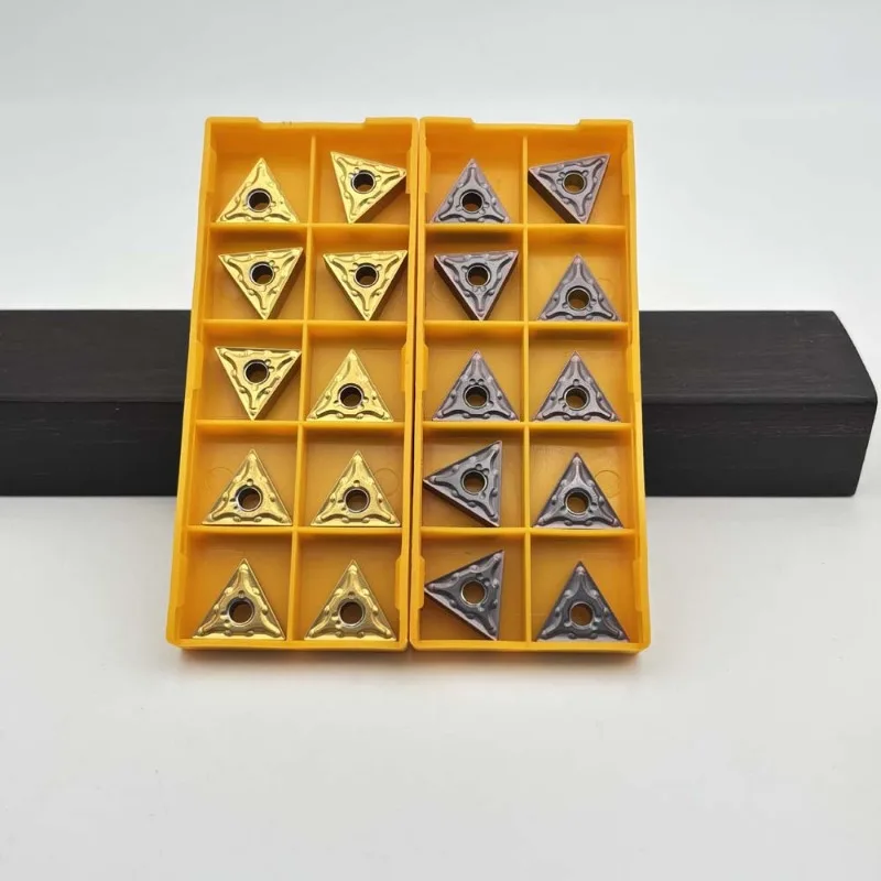 Carbide Turning Inserts 10Pcs TNMG160404 TNMG160408 VP15TF UE6020 US735 CNC Lathe Turning Tool for Steel/Stainless Steel