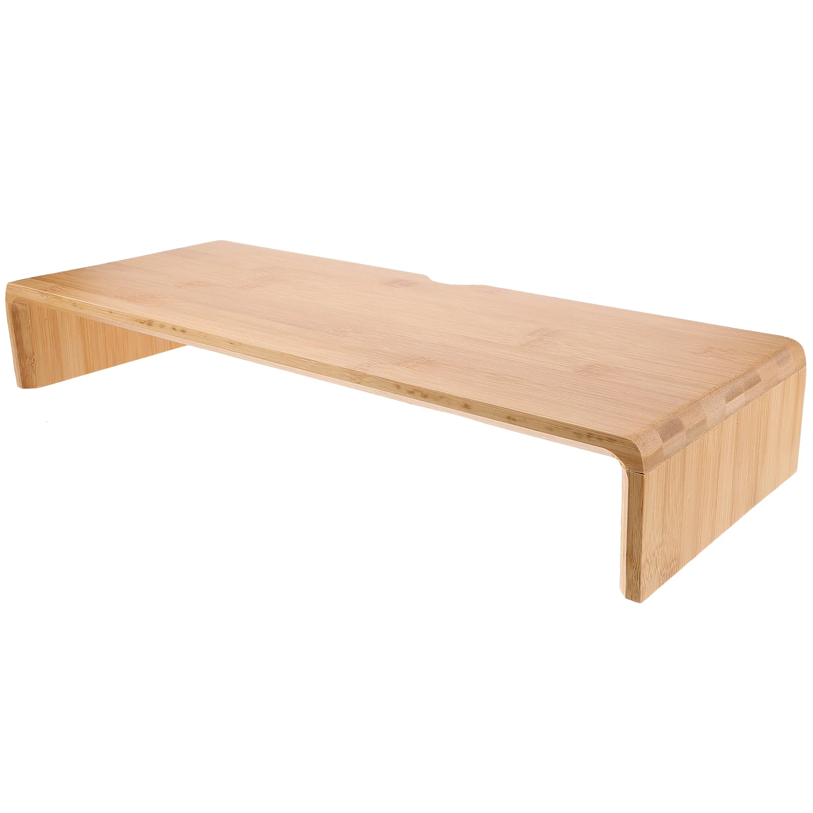 

Monitor Stand Desk 8cm Height Computer Screen Elevator Office Bamboo Rack Monitor Stand Riser 50 Type Display Bracket