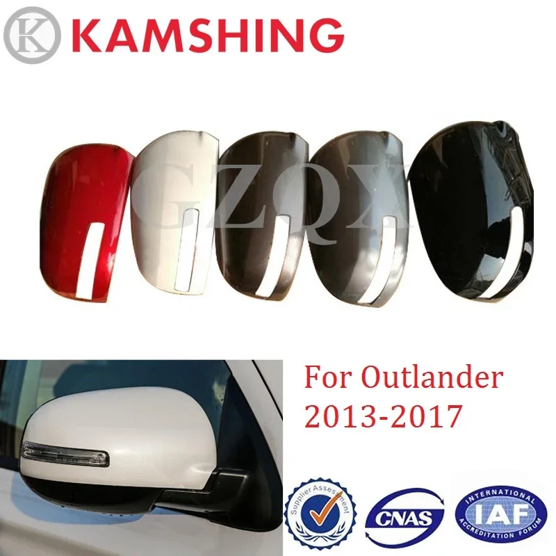 CAPQX dla Mitsubishi Outlander 2013 2014 2015 2016 2017 Auto tylna obudowa lusterka bocznego lusterko boczne pokrywa Shell Cap obudowa wykończenia