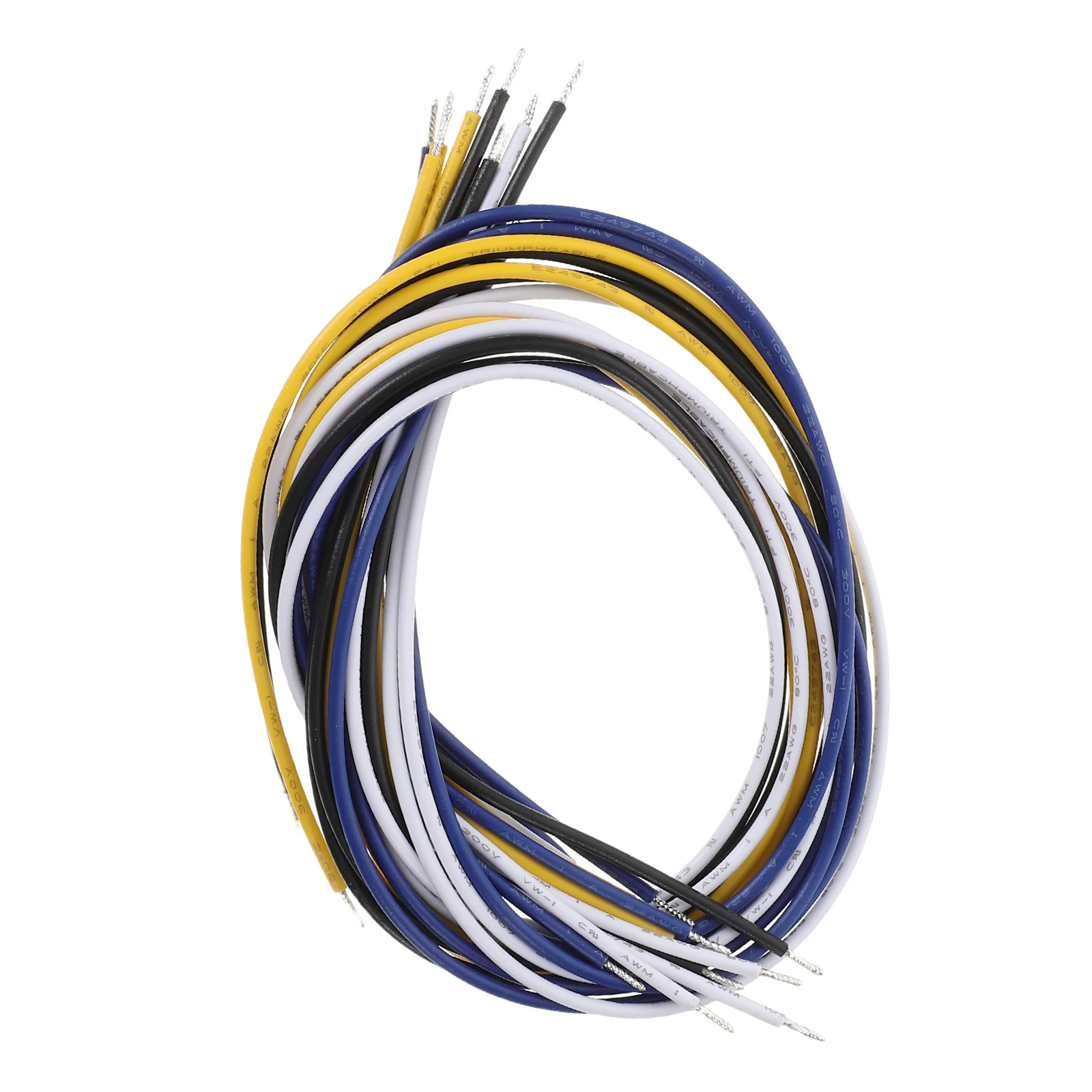 สายไฟสำหรับกีตาร์ 16 ชิ้น สายไฟคุณภาพสูงสำหรับบัดกรี โพเทนชิโอมิเตอร์ ตัวนำไฟฟ้า สายไฟภายในกีตาร์ไฟฟ้า วงจรเบส