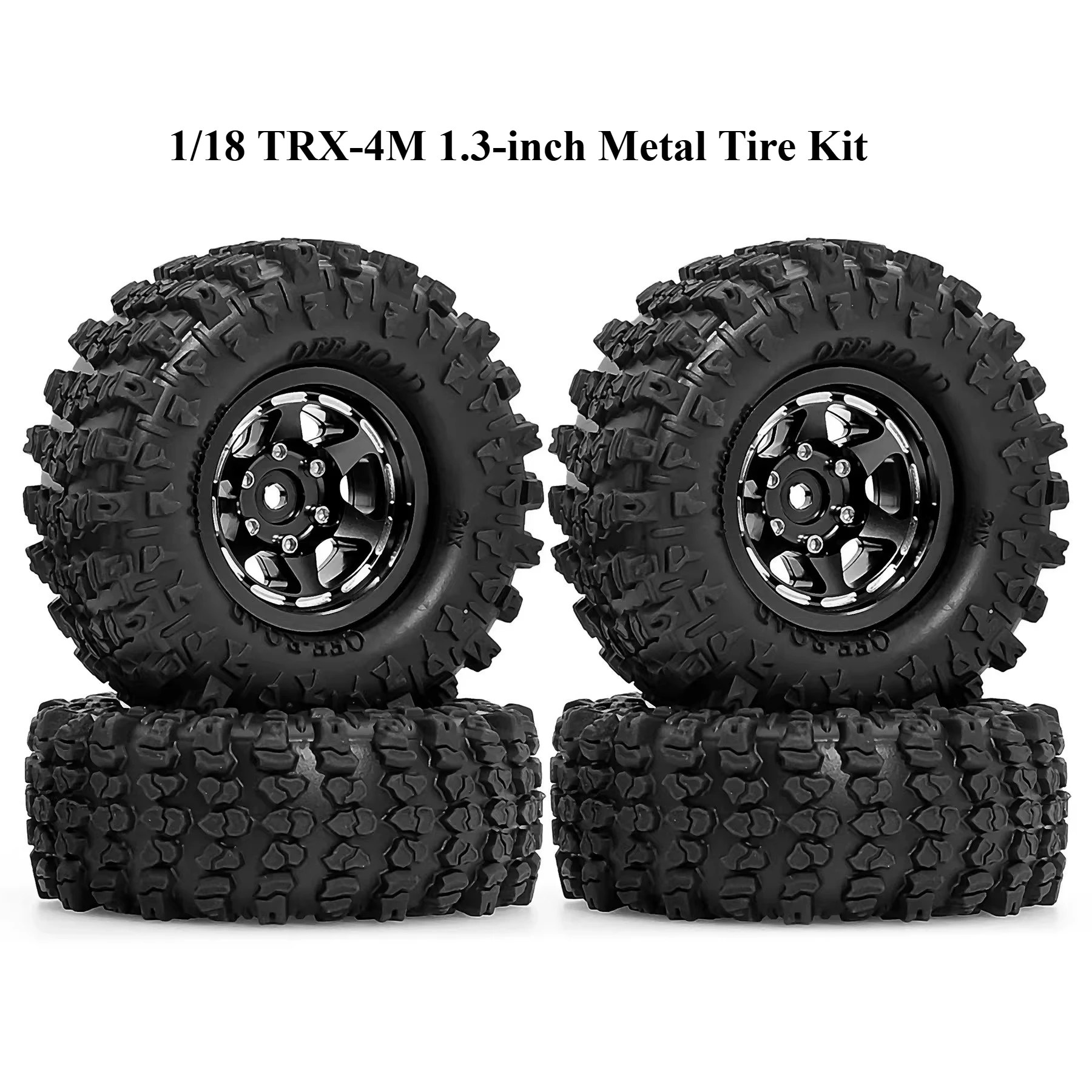 

Комплект металлических шин 1,3 дюйма для радиоуправляемых краулеров TRX-4M 1/18: аксессуары для модернизации и тюнинга
