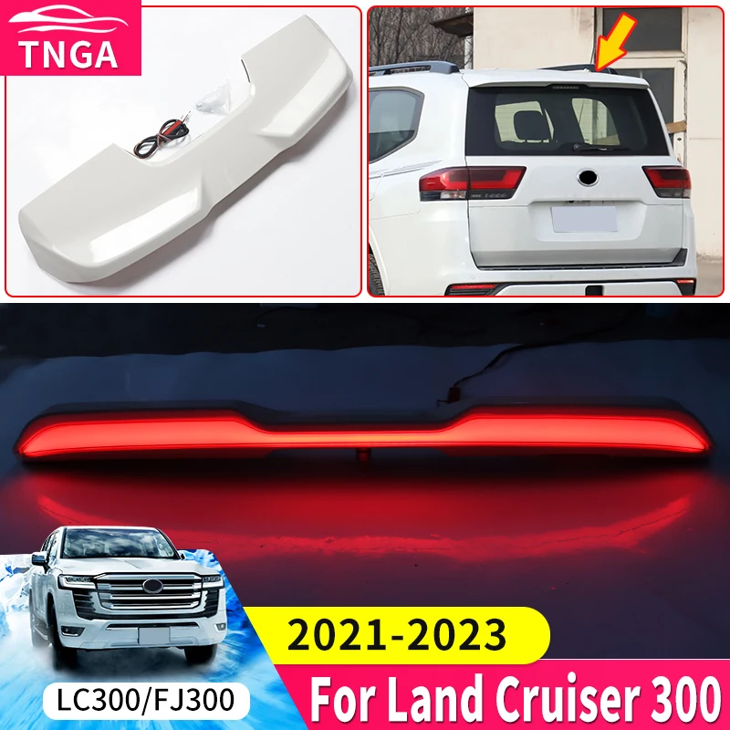 For 2021 2022 2023 Toyota Land Cruiser 300 LED Dynamic Tail Wing LC300 FJ300 Exterior upgraded Modification Accessories body kit