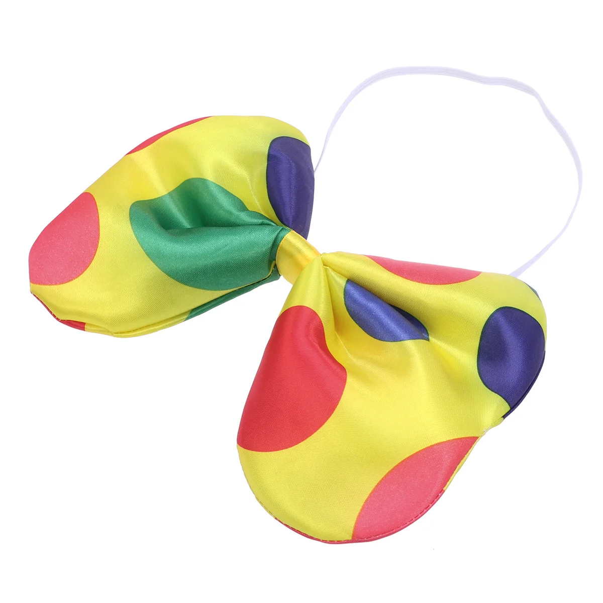 

Multicolor Bow Tie Elastic Unisex Clown Costume Accessory Perfect Party Halloween Xmas Birthday Celebrations Tie