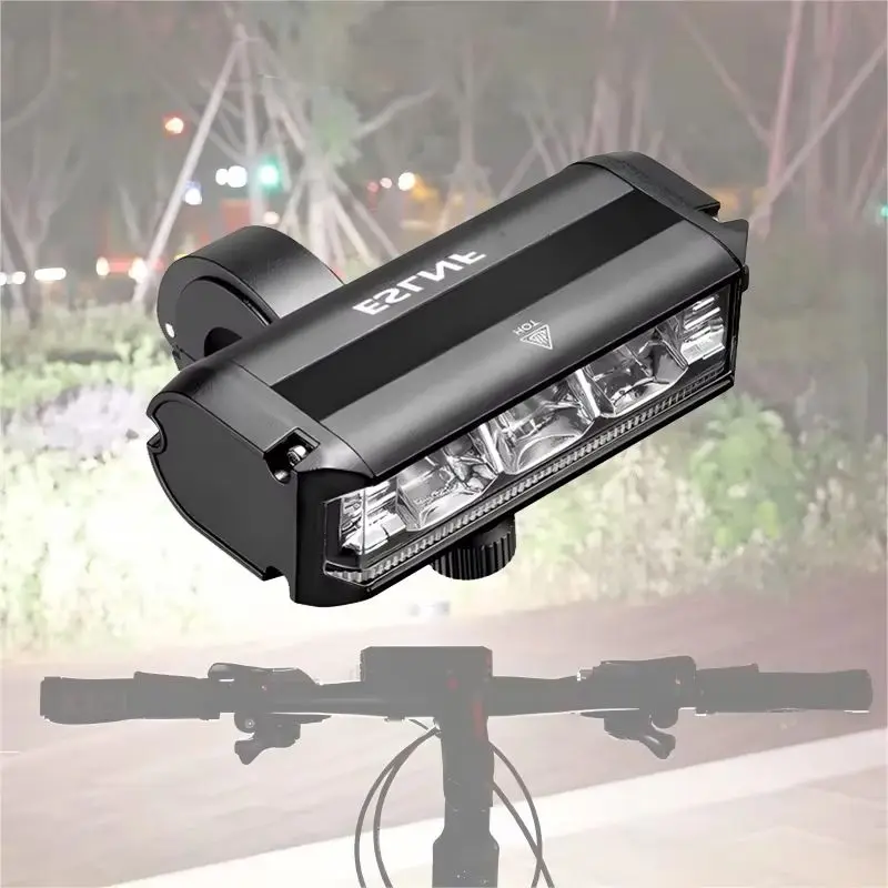 

Ультра яркая светодиодная велосипедная фара, перезаряжаемый водонепроницаемый фонарик из алюминиевого сплава для безопасности на велосипеде