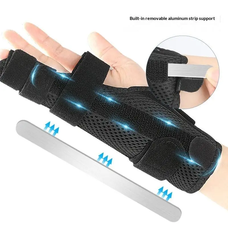 Adjustable Finger Corrector Splint Trigger Finger Splint Finger Guard Clicking Stiffness For Treat Pain Brace Support Protector