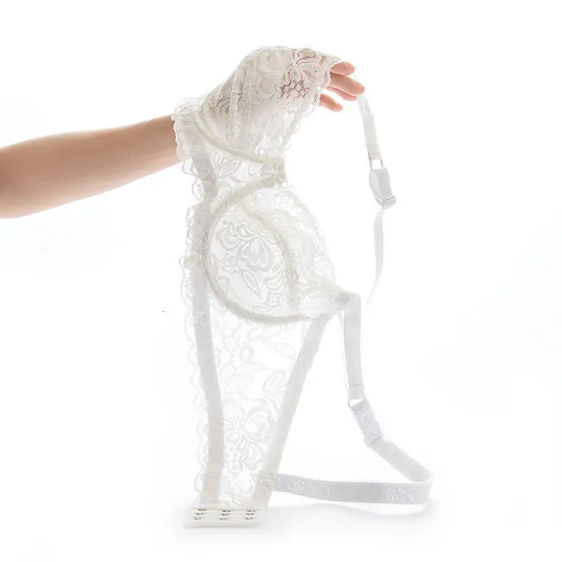 Nové sexy krajkové bralette podprsenky pro ženy spodní prádlo push-up podprsenka ultra tenké pohodlné prodyšné podprsenky plus size dámské spodní prádlo bh - náhled 4