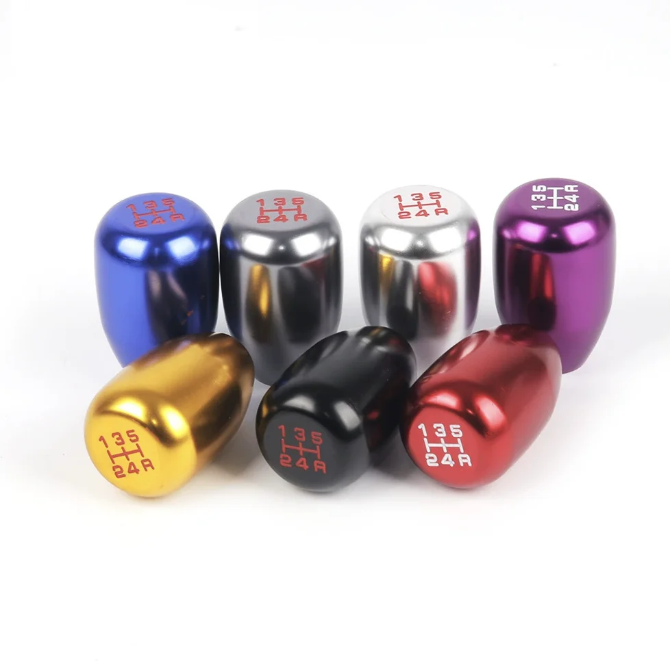 

Universal Car Length Manual Gear Shift Knob Aluminium Alloy Automatic Shifter Lever AT MT Knob With 3 Adapters