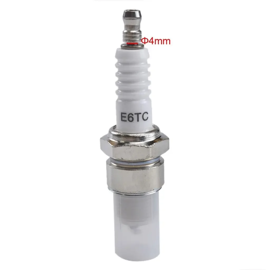 E6TC Spark Plugs For 80cc 60cc 49cc 2 Stroke Bicycle Motorized Bike Engine Lawn Mower