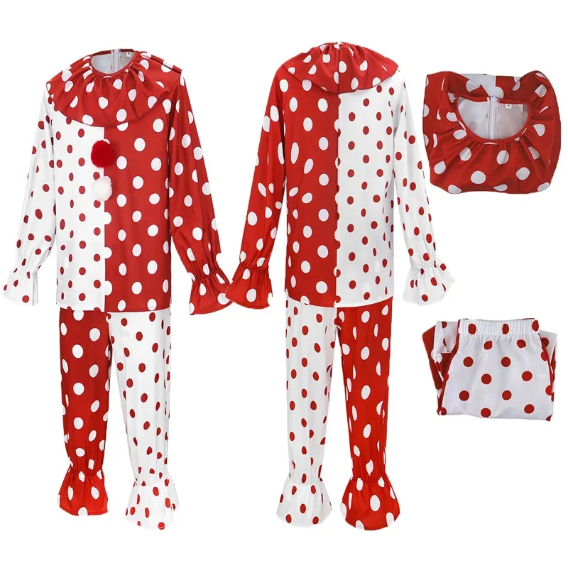 New Wave Point Horror Clown Cosplay Performance Costume Christmas Role Playing Performance Costume