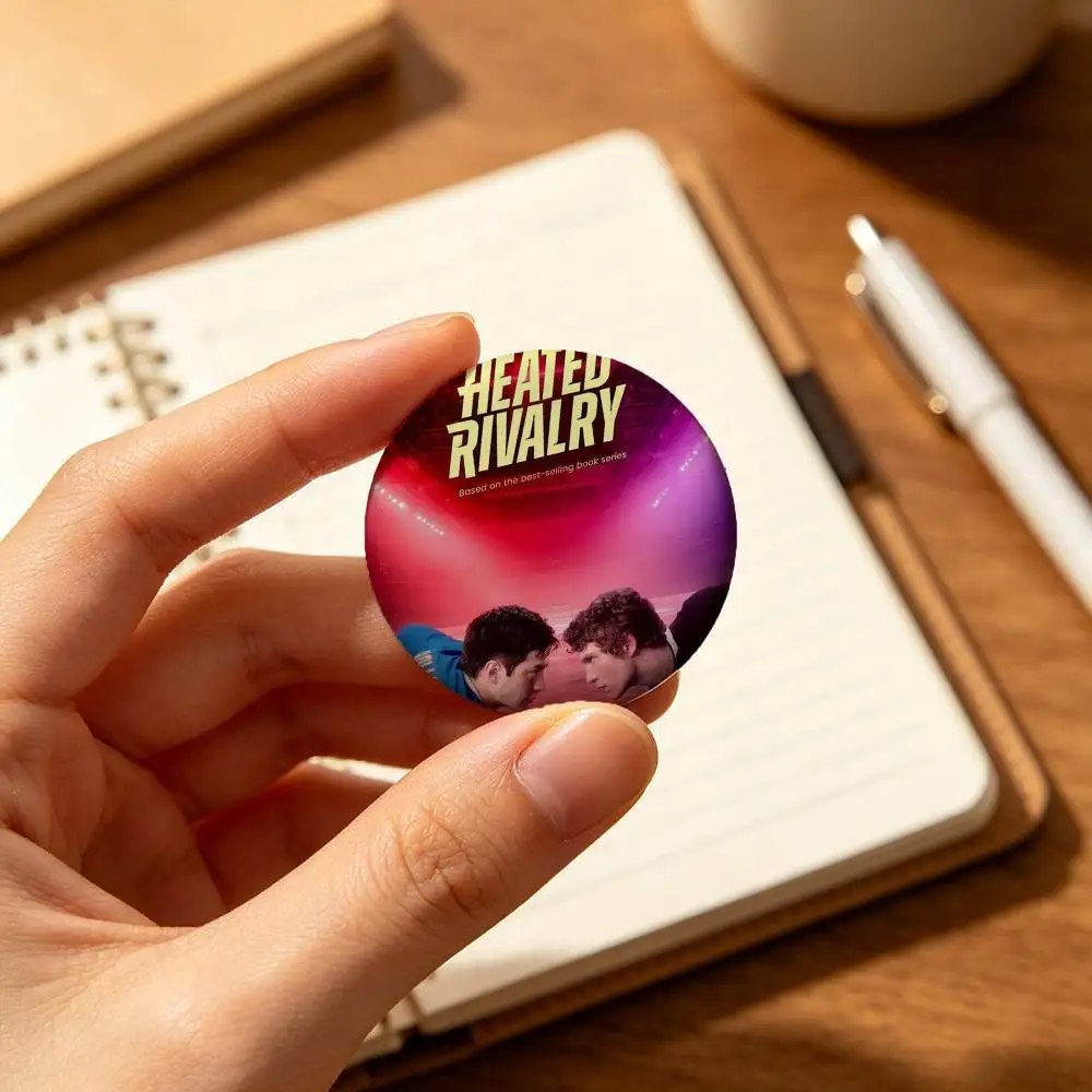 TV Series H-Heated Rivalry Badges Creative Tinplate Button PinsBrooch Badge Clothes Backpack
