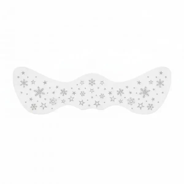 Waterproof Face Sticker Silver Speckle Temporary Body Art Decal Festival Makeup Highlight for Parties and Performances