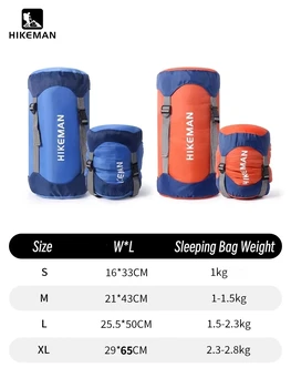 ถุงนอนถุงเก็บการบีบอัดกลางแจ้ง Camping Multi-Purpose กระเป๋ากันน้ําแบบพกพา Ultra-light Storage BAG