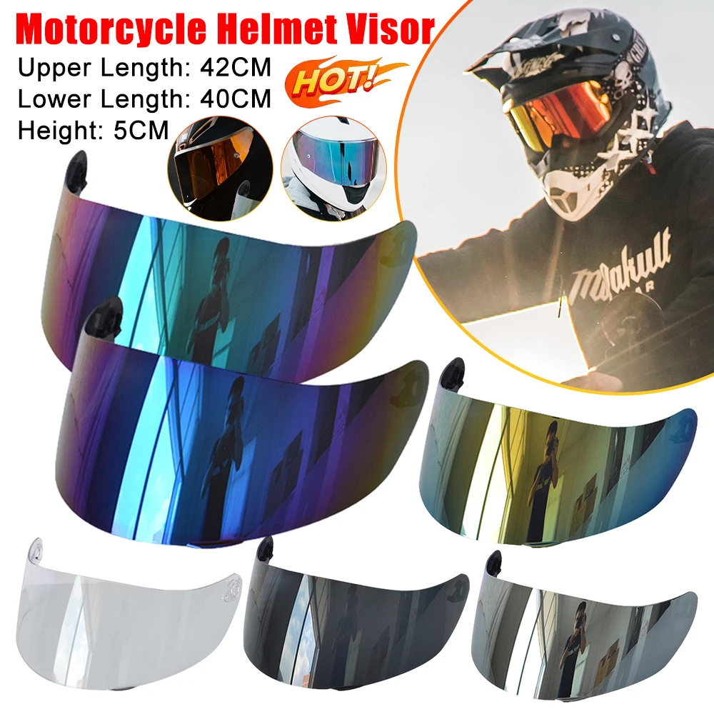 

Motorcycle Helmet Visor Lens Anti-fog Moto Windshield Capacete Motorbike Helmet Discoloration Lens For AGV K1 K3S K5 Accessories