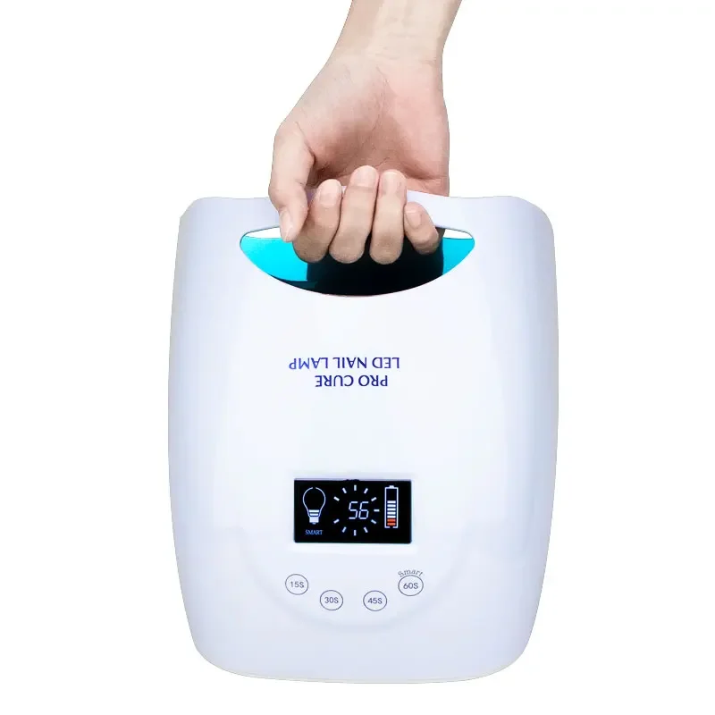 48W Quick Dry Rechargeable Wireless UV Nail Lamp Led Acrylic Gel Dryer Nail Lamp Manicure Luxury Professional Uv Light Machine