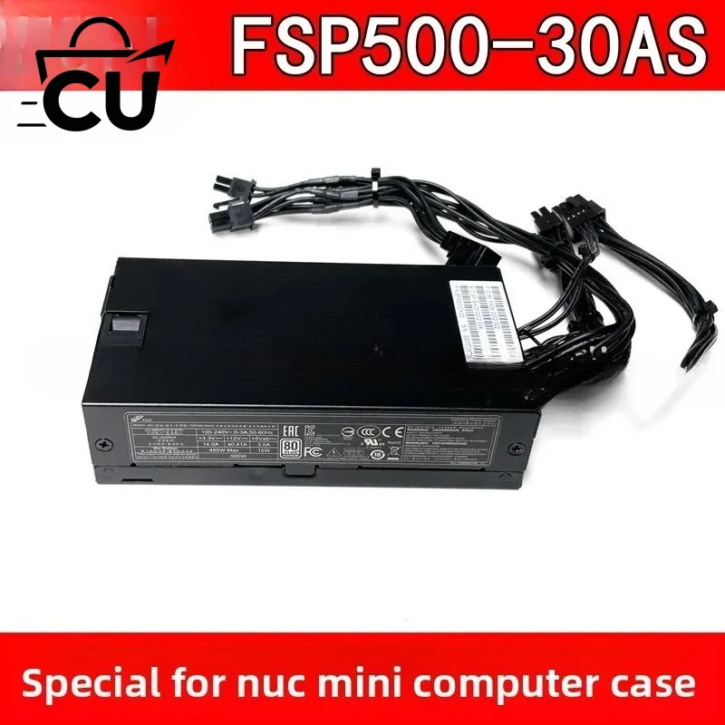 FSP500-30AS 500W Platinum  Small 1U Power Supply NUC Mini Computer Case Special