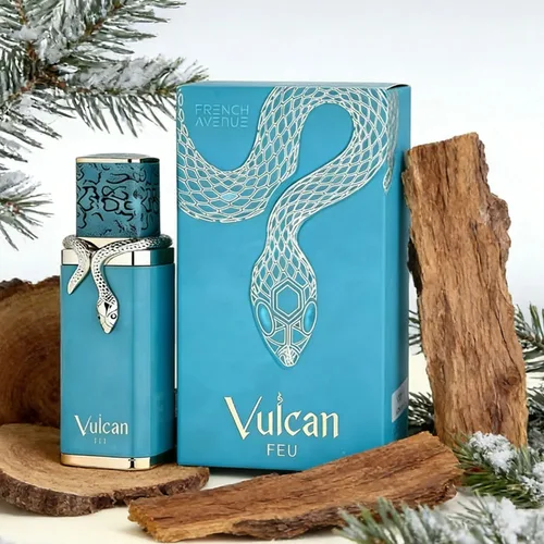 Imagen 1 del producto Perfume Unisex Vulcan Feu 100ml, Perfume Árabe de Oriente Medio, Dubai, para Hombres y Mujeres, Regalo de Cumpleaños, Atomizador