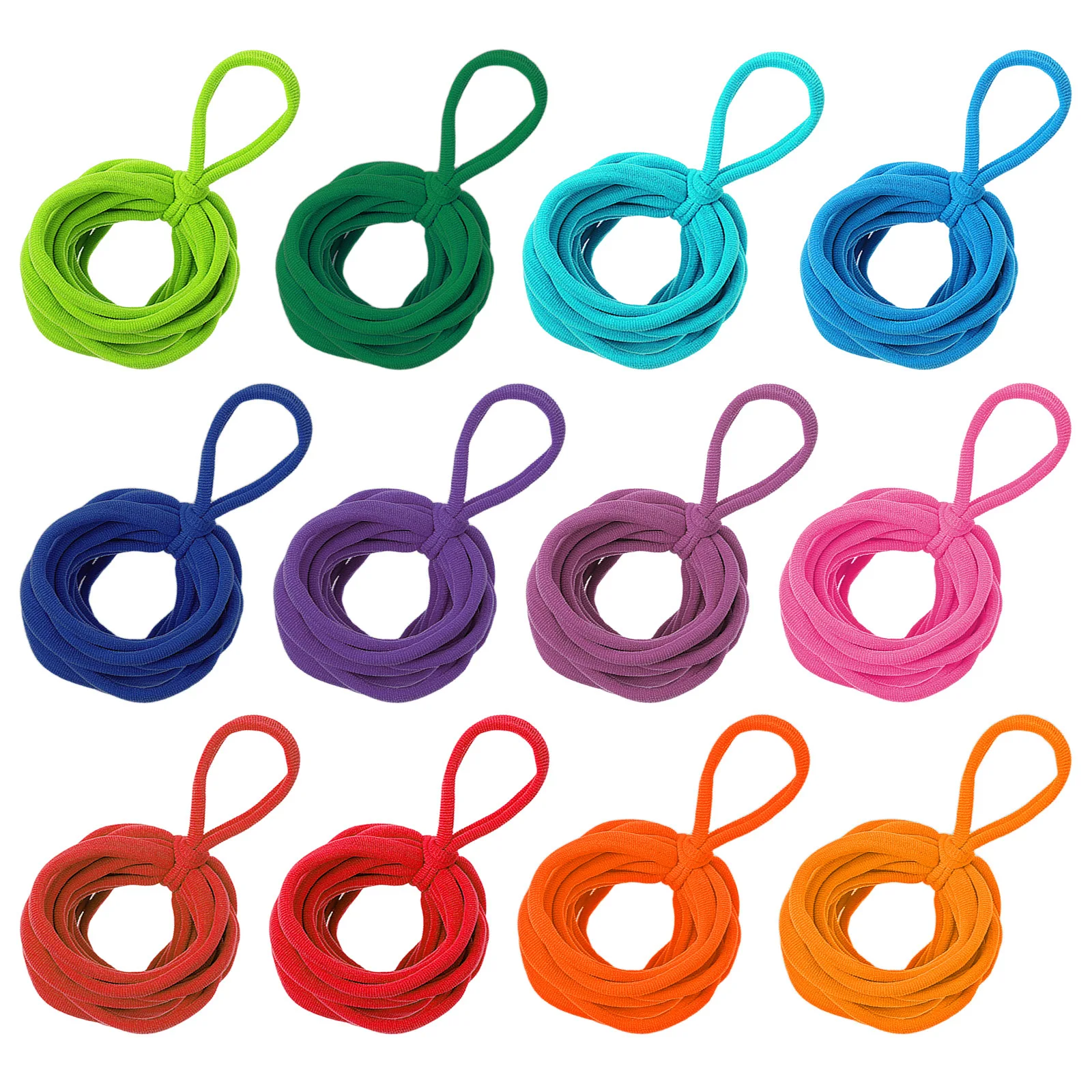 

192pcs Rubble Loom Bands for DIY Weaving Lacing Bracelets 12 Colors Elastic Band Craft Set Gift Art Supplies