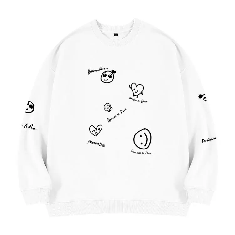 Povolení na tančit obvodové tištěným mikiny mikiny JIMIN merch  tentýž styl mikina kpop oblečení pro fanoušci