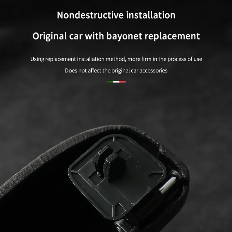 ينطبق على مرسيدس بنز A/B/C/E/GLC/GLA/GLB/GLE قسط الجلد المدبوغ نظارات السيارة النظارات الشمسية نظارات شمسية تخزين حامل الرف