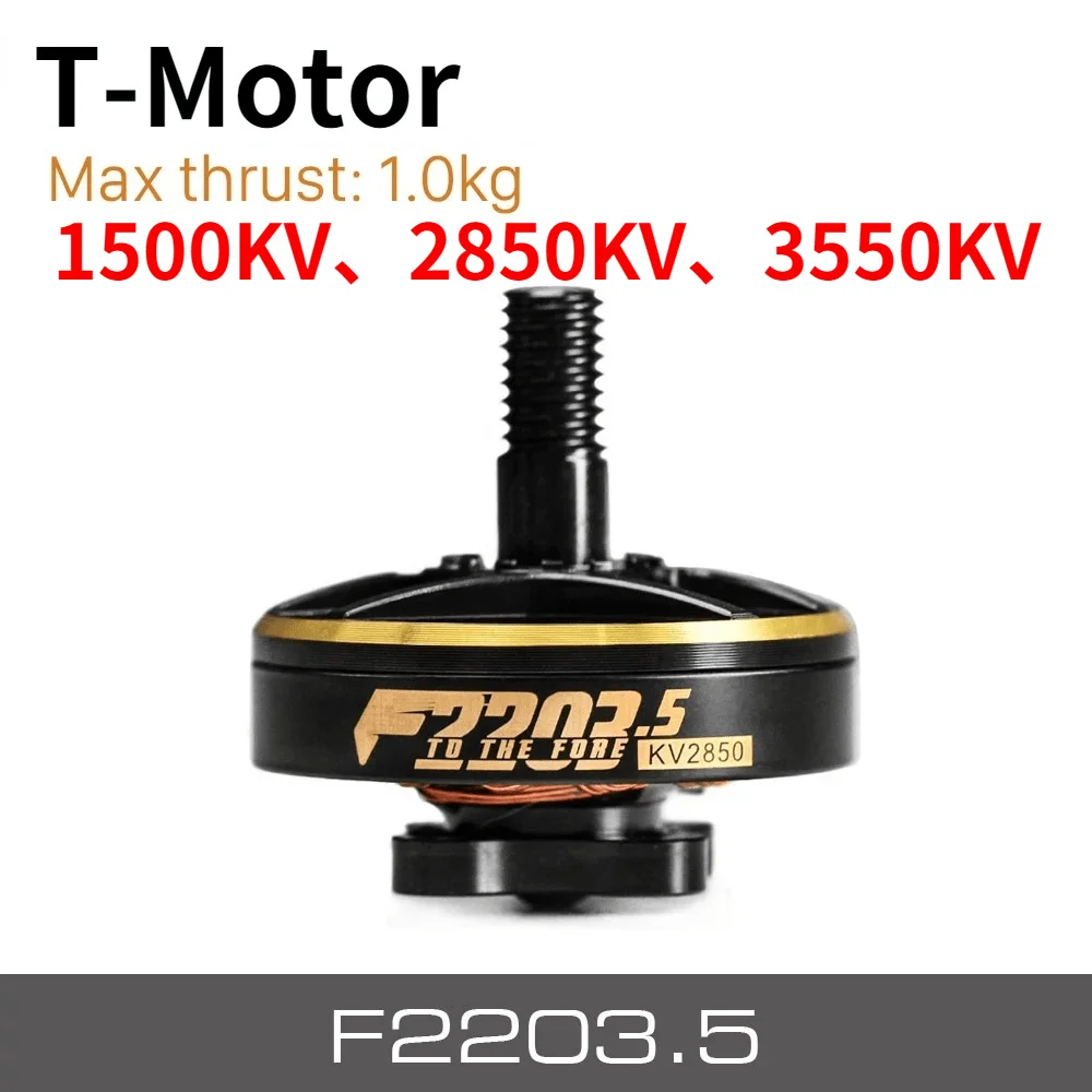 

T-MOTOR F2203.5 1500KV 2850KV 3550KV Brushless Motor for RC FPV Racing 3inch Cinewhoop 4inch Toothpick 5inch Long Range Drones