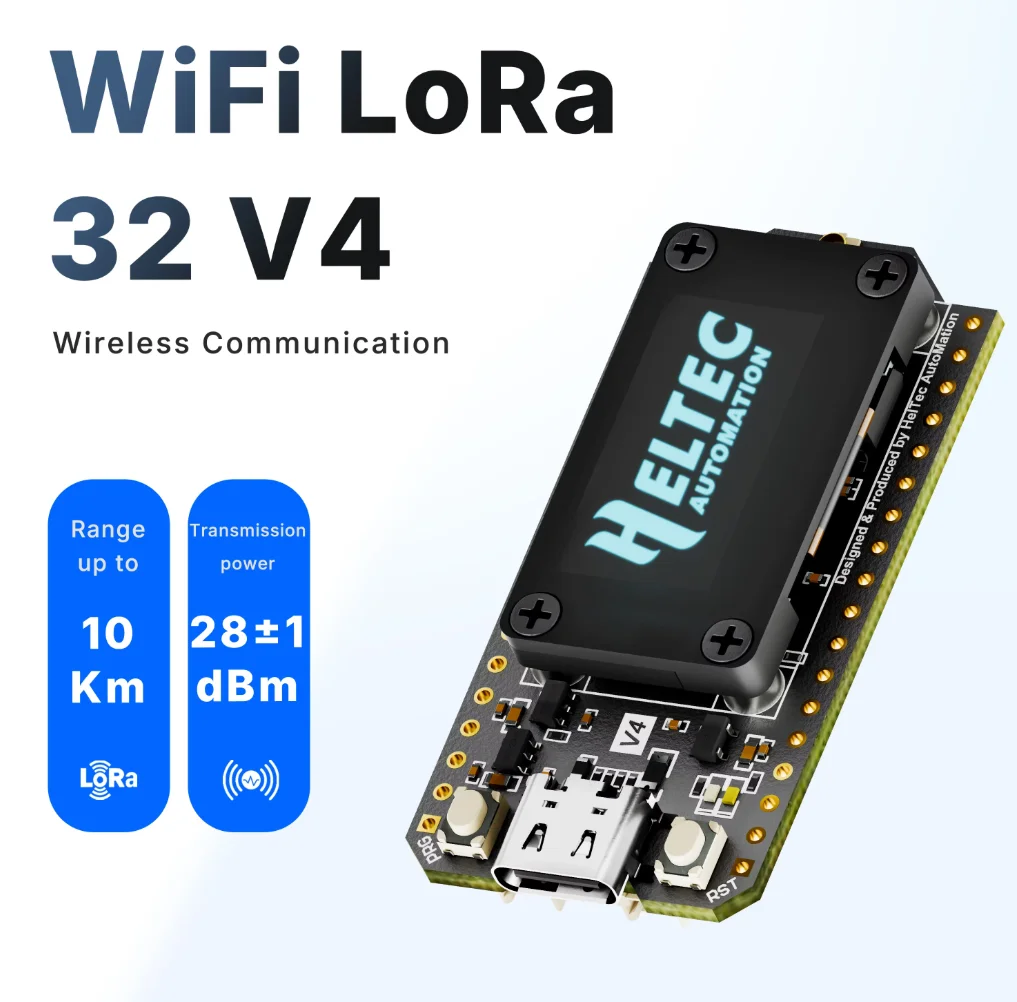 Heltec WiFi LoRa 32 V3 V4 Development Board ESP32-S3 SX1262 Meshtastic IoT Node with OLED Display SMA Antenna