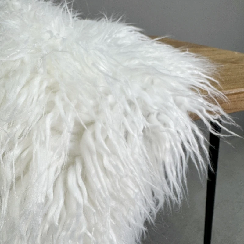 Long Plush Fabric Counter Displays Decorative Arts Crafts Sewing Upholstery Fur Clothing Fabric for By Meter Diy Cloth