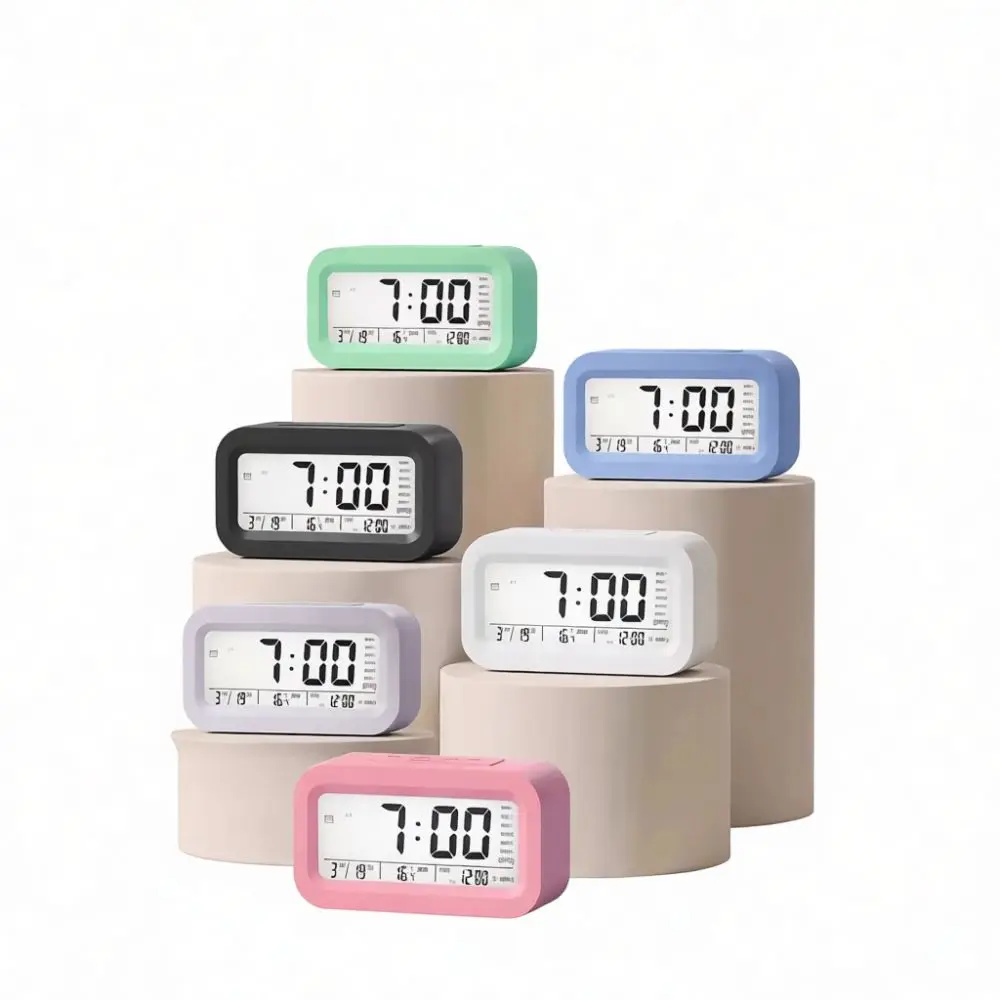 Fashion Fashion Digital Alarm Clock For Teens Kids Study Bedroom Table Clock With Temperature Week Date Intelligent Clock - Aliexpress Deal