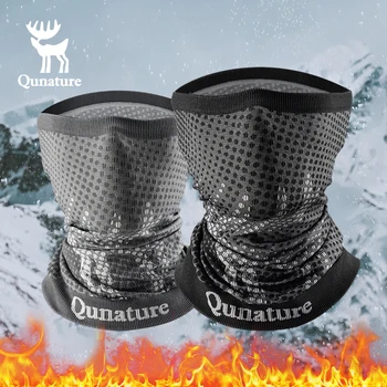 Quunature 스키 및 스노보드 페이스 마스크 반다나, 보온 유지, 따뜻한 목 각반, 통기성 겨울 스포츠 하이킹 스케이팅 스키 스카프