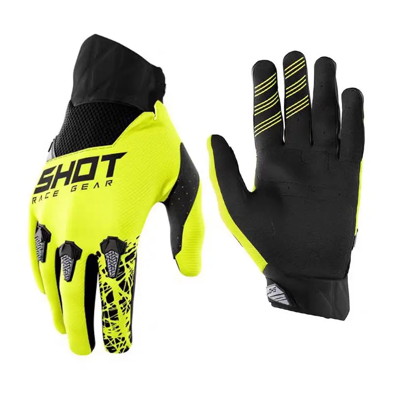 

25 новых перчаток для езды на горном велосипеде, шоссейном велосипеде, внедорожного мотоцикла, износостойкие с полным пальцем