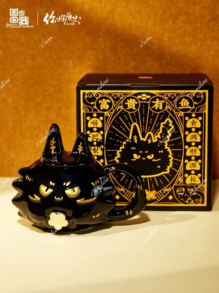 Rich tanuki earns ceramic marks and gives holiday gifts water glassesX