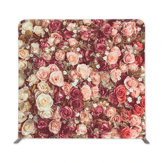 

Высокое качество, индивидуальный двусторонний цветок, настенная подставка, качественный цветочный настенный фон для свадебных и вечерних украшений