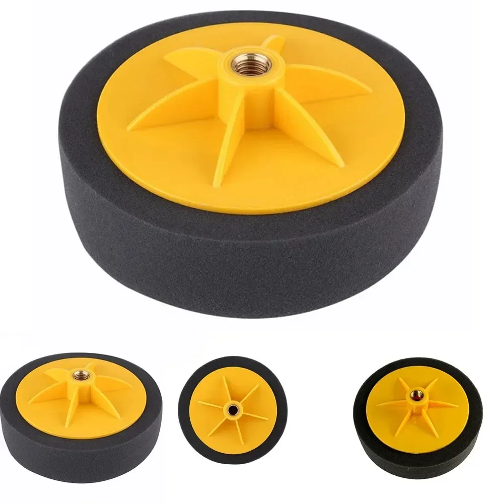 New Hot Sale 6 Inch Sponge M14 Wheel Polishing Waxing Pad Kit Tool For Car Polisher Black Polishing Car Accessories