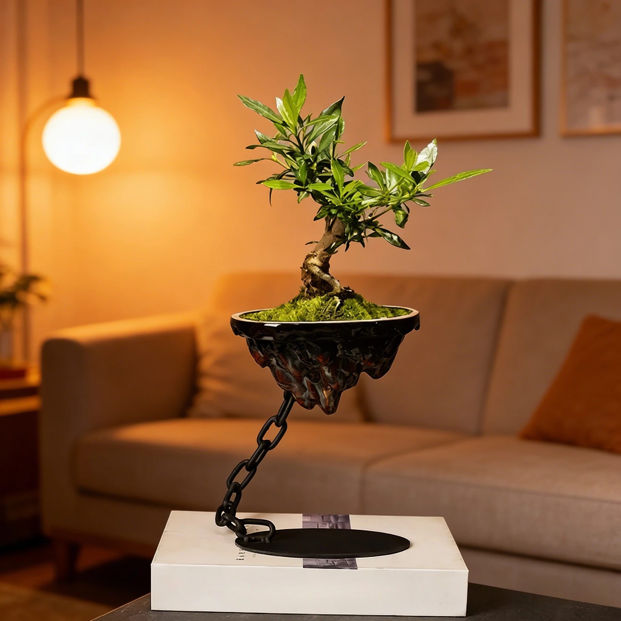 hanging-iron-chain-ornament-bamboo-succulent-moss-ball-landscape-basin-suspended-wall-art-living-room-home-decoration