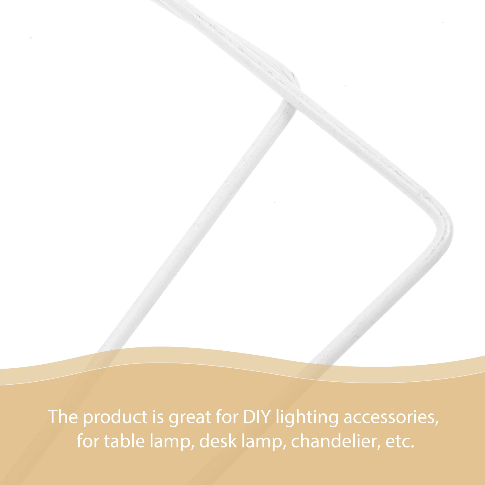 

2pcs Square Lampshade Frame 25Cm Iron Holder Vintage Shade Ring Fitter For Ceiling Lamp Chandelier Diy Home Coffee Shop