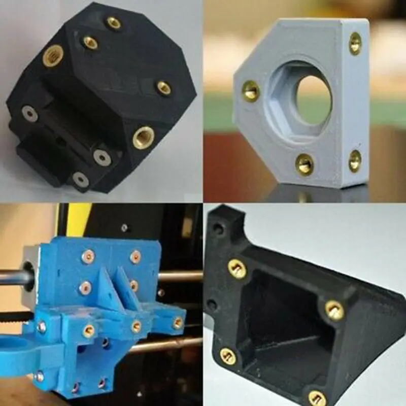 

450Pcs Copper Threaded Insert Nut Kit M2-M4 Brass Knurled Fasteners for Hot Melt Injection Molding Easy Disassembly Golden